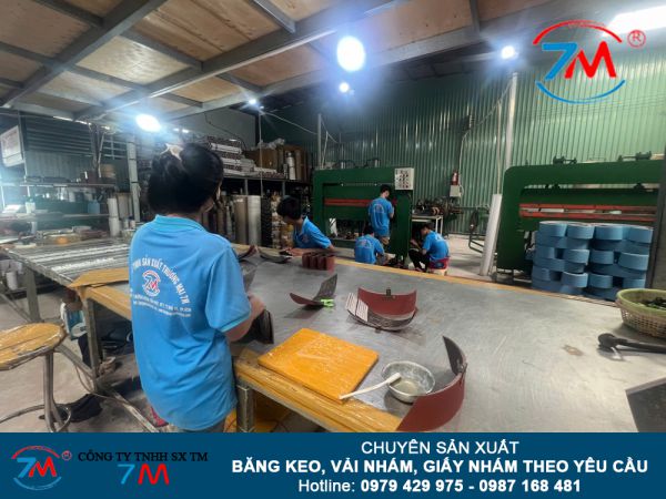 Dây chuyền sản xuất giấy nhám