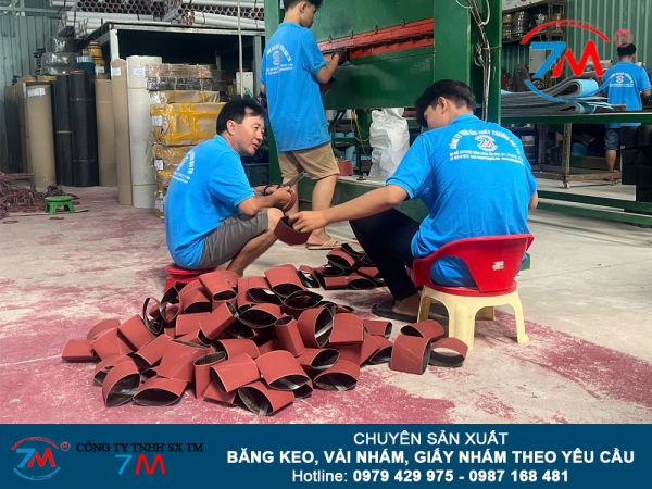 Dây chuyền sản xuất giấy nhám